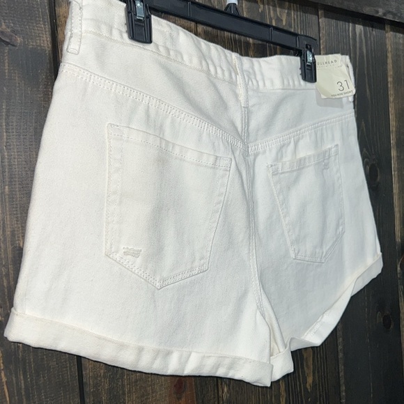 NWT Bullhead Shorts 31 White High Rise Distressed Dandelion Cotton Boho Casual - Picture 6 of 13